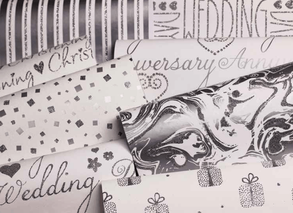 Glitter Rollwrap Paper Gift Wrap Roll - 2M
