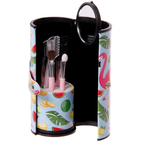 Beauty - Fun Make Up Utensil Kit - Flamingo Design Make Up Utensil Kit