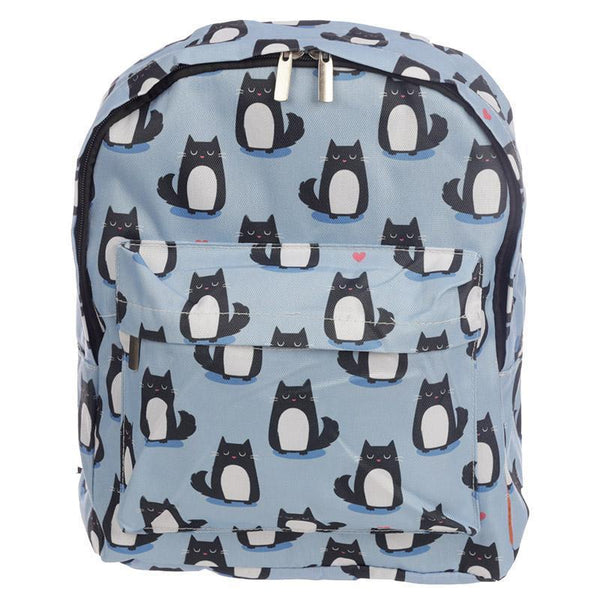 Gift Bag - Cat Design Rucksack - Feline Fine Backpack