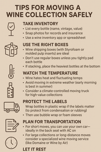 Tips for your moving wine collection safely