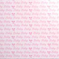 Printed Rollwrap Paper Gift Wrap - 2M - Les Petits Baby Pink