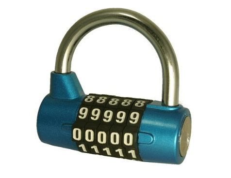 Tri-Circle 5 Dial Combination Padlock