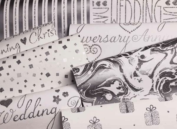 Glitter Rollwrap Paper Gift Wrap Roll - 2M