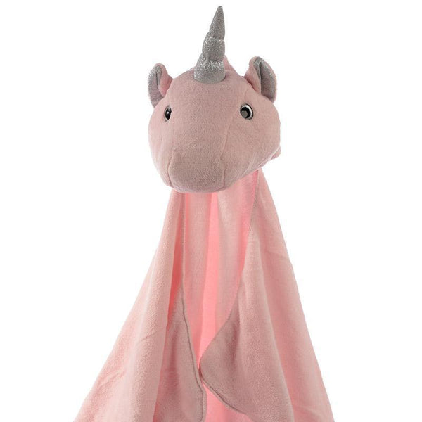 Blanket - Plush Enchanted Unicorn Pink Wearable Snuggle Blanket