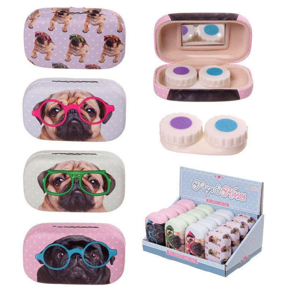 Contact Lenses Case - Cute Pug Contact Lenses Case