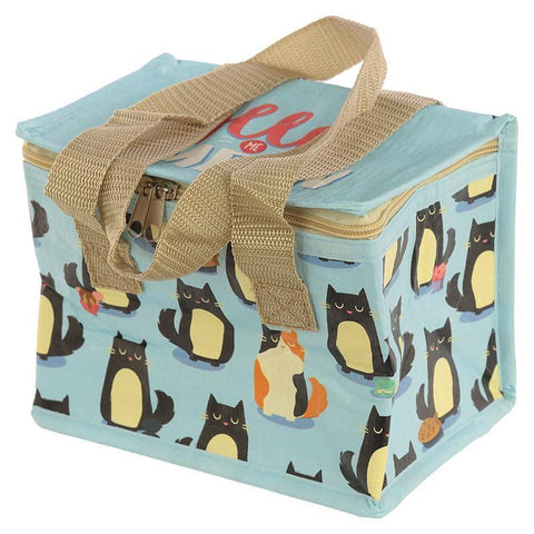 Cool Bag - Feline Fine Cat Design Woven Cool Bag Lunch Box