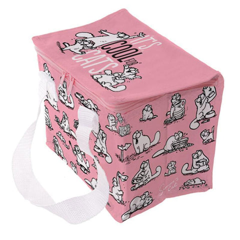 Cool Bag - Simon's Cat Woven Cool Bag Lunch Box - Funky Pink