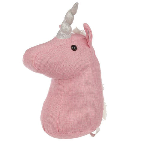 Door Stop - Pink Unicorn Shaped Door Stop - Enchanted Rainbow