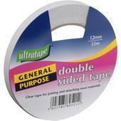 Double Sided - Ultratape Double Sided Clear Tape Acid Free 12mm X 33M