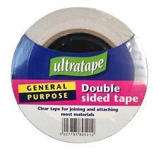 Double Sided - Ultratape Double Sided Clear Tape Acid Free 25mm X 33M