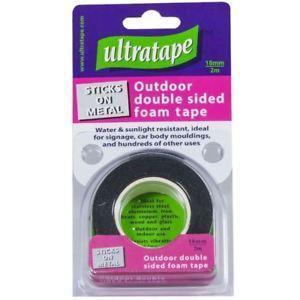 Double Sided - Ultratape Double Sided Foam Tape 18mm X 2M