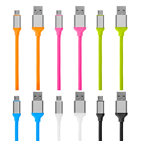 Fast Charge Cable - Juice Funky Neon Micro USB Cable Fast Charge Transfer Smart Phones GPS Tablets