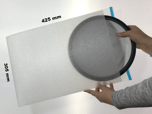 Foam Pouch - Cushion Foam Pouch PK10 - Dinner Plate - Pack Of 10