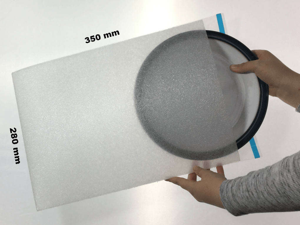 Foam Pouch - Cushion Foam Pouch PK10 - Medium Plate - Pack Of 10
