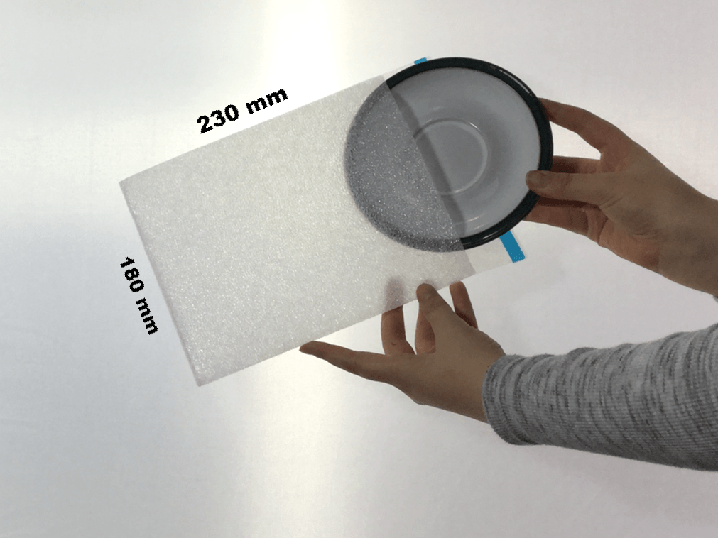 Foam Pouch - Cushion Foam Pouch PK10 - Saucer - Pack Of 10