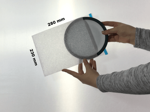 Foam Pouch - Cushion Foam Pouch PK10 - Small/Tea Plate - Pack Of 10