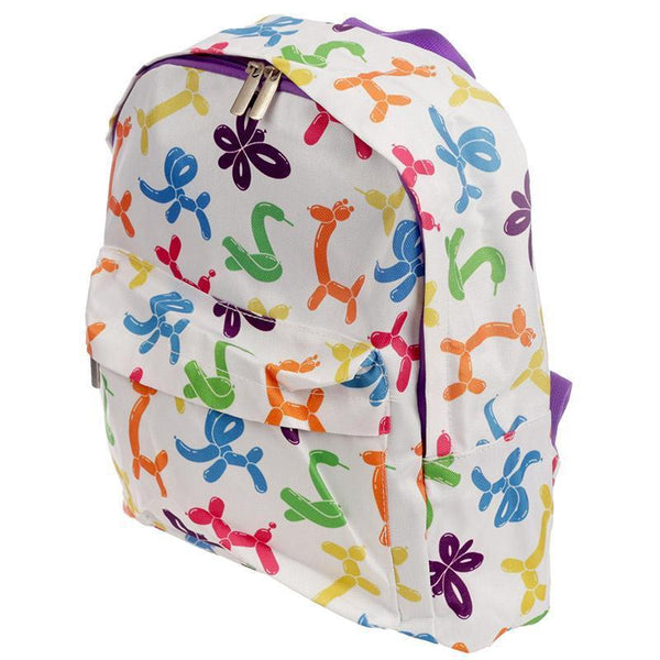 Gift Bag - Balloon Animals Fun Design Rucksack 31 X 27 X 10cm - Backpack
