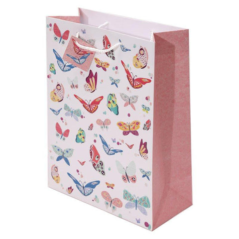 Gift Bag - Butterfly Design Gift Bag 26 X 12 X 33cm