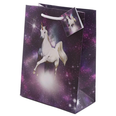 Gift Bag - Cosmic Unicorn Design Gift Bag 17 X 9 X 23cm