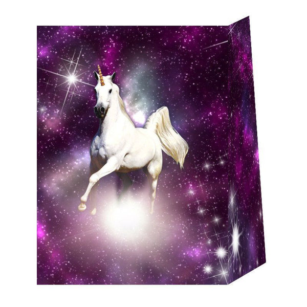 Gift Bag - Cosmic Unicorn Design Gift Bag 17 X 9 X 23cm