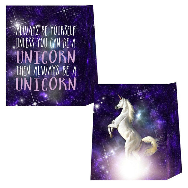 Gift Bag - Cosmic Unicorn Design Gift Bag 26 X 12 X 33cm - Always Be A Unicorn