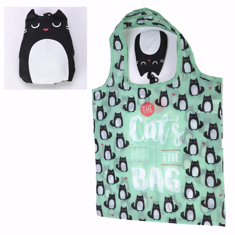 Foldable Reusable Eco Friendly Shopping Bag Feline Fine The Cats