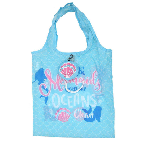 Gift Bag - Foldable Reusable Eco Friendly Shopping Bag - Mermaid Enchanted Seas