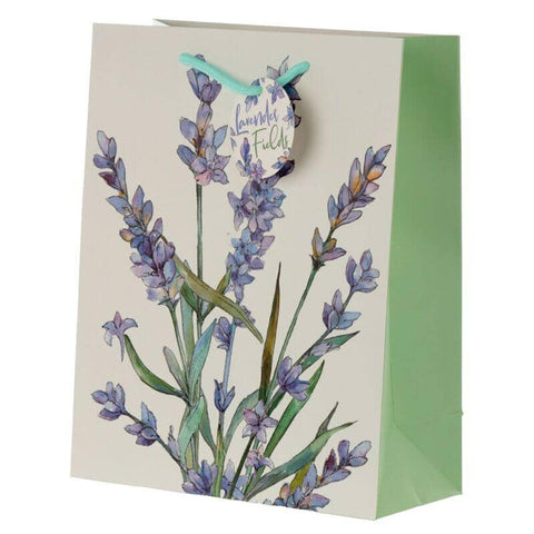 Gift Bag - Lavender Fields Design Gift Bag 26 X 12 X 33cm - Large