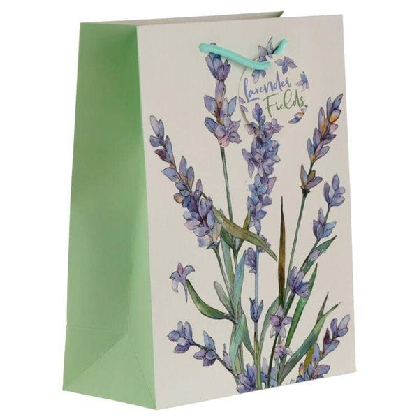 Gift Bag - Lavender Fields Design Gift Bag 26 X 12 X 33cm - Large