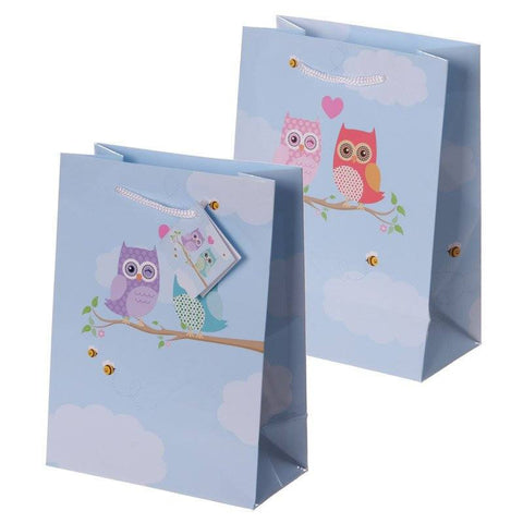 Gift Bag - Love Owls Design Gift Bag 17 X 9 X 23cm