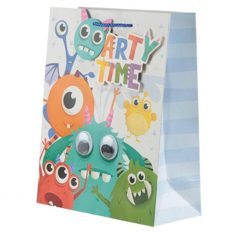 Gift Bag - Monstarz Monster Design Gift Bag 26 X 12 X 33cm - Party Time!