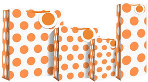 Gift Bag - Neon Orange Gift Bag - Bottle Size 17 X 9 X 33cm
