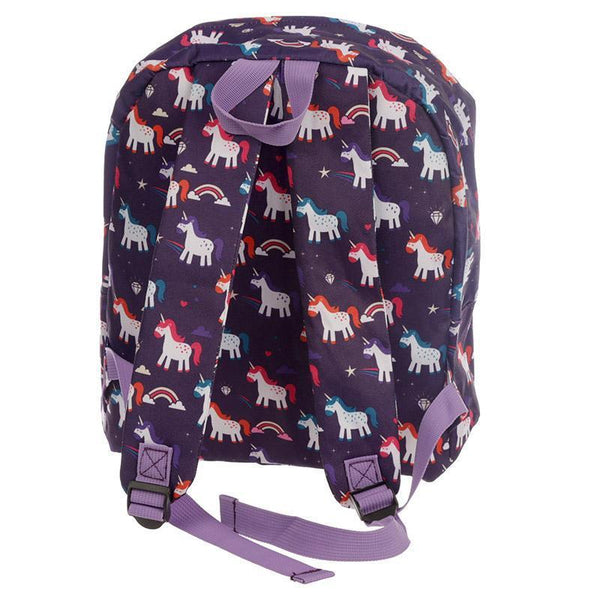 Gift Bag - Rainbow Unicorn Design Rucksack 31 X 27 X 10cm - Backpack