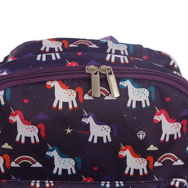 Gift Bag - Rainbow Unicorn Design Rucksack 31 X 27 X 10cm - Backpack