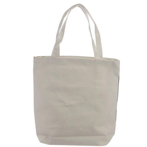 Gift Bag - Wild Life Zebra Print Design Cotton Bag With Zip & Lining