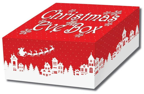 Gift Box - Christmas Eve Box -Traditional Design Xmas Eve Box