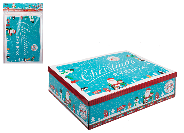 Gift Box - Special Delivery Christmas Eve Box 17 X 26.5 X 8.5cm - Blue