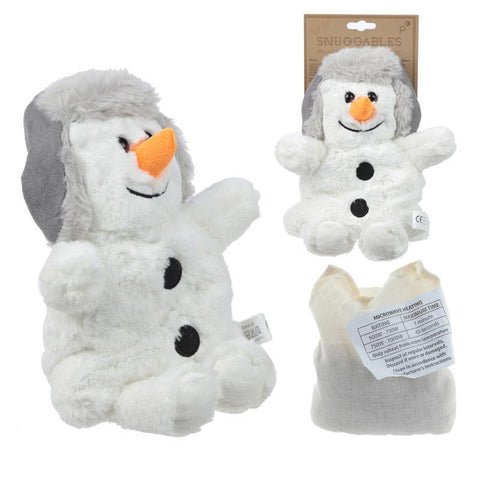 Heat Pack - Microwaveable Snuggables Christmas Snowman Heat Pack