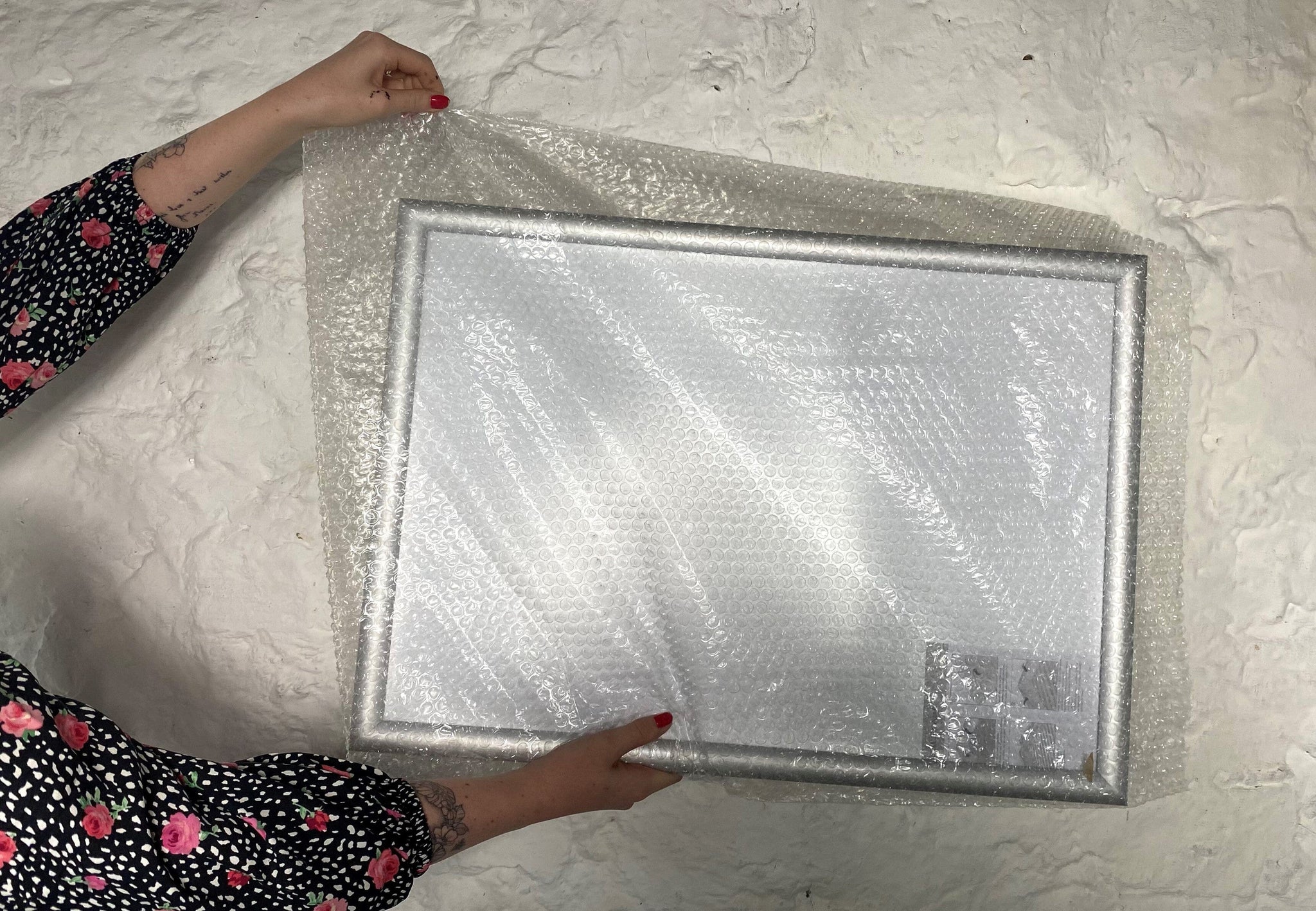 Standard Picture Frame Bubble Wrap - Reusable Storage Bag - Size A3