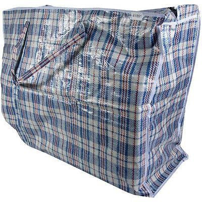 Jumbo Laundry Bags Zipped Reusable Large Strong Shopping Storage Bag With  Handle