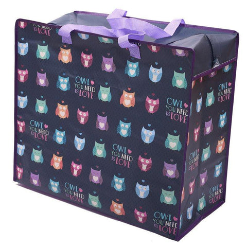 Laundry Bags - Owl You Need Is Love Design Laundry Storage Bag