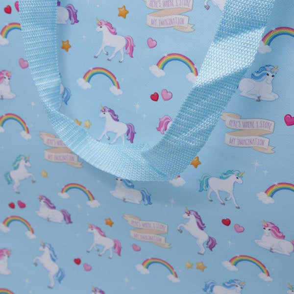 Laundry Bags - Rainbow Unicorn Design Laundry Storage Bag