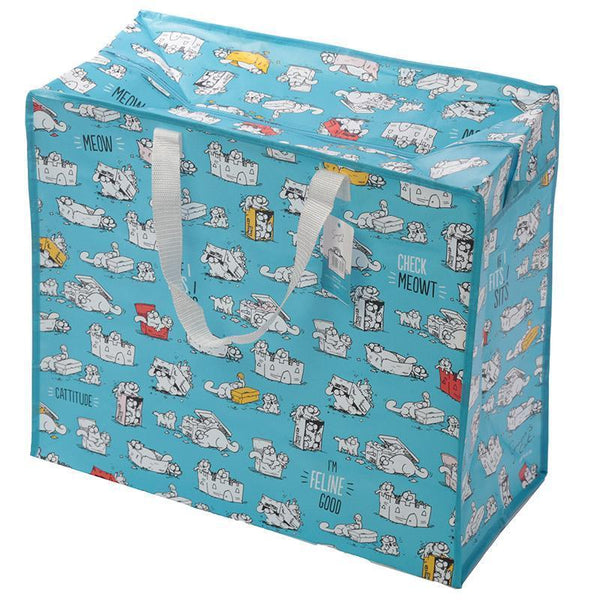 Laundry Bags - Simon's Cat Design Laundry Storage Bag - If I Fits, I Sits!