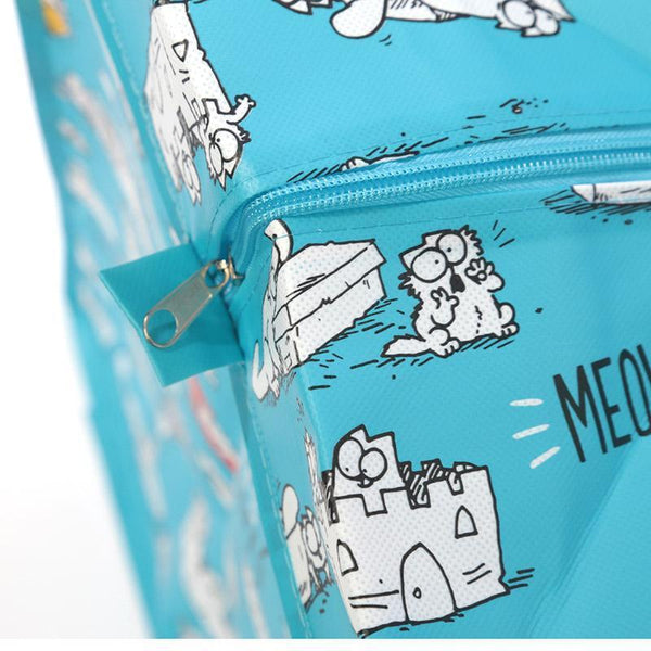 Laundry Bags - Simon's Cat Design Laundry Storage Bag - If I Fits, I Sits!