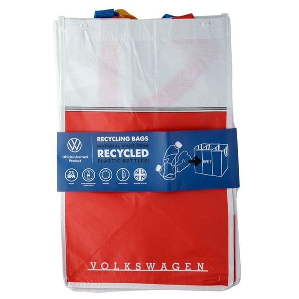 Laundry Bags - Volkswagen VW T1 Camper Recycling Bags - Set Of 3