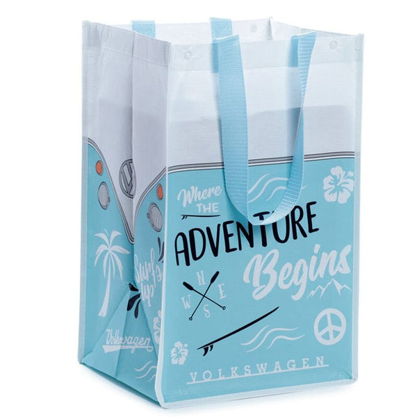 Laundry Bags - Volkswagen VW T1 Camper Recycling Bags - Set Of 3 Surf Adventure & Summer Love Design