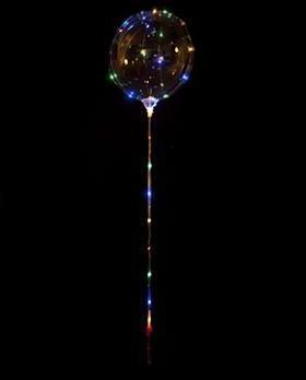 LED Balloon - Pack Of 3 Magical Light-Up Balloons  - 30 LED Multi Colour Bulbs Each Balloon PK3