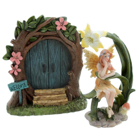 Magic Door - Cute Collectable Fairy - Woodland Fairy Door