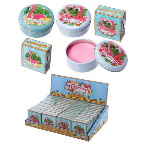 Make Up - Lip Gloss Tin - Flamingo Design