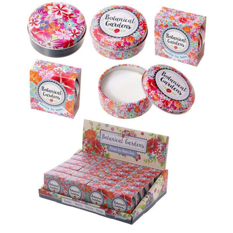 Make Up - Lip Gloss Tin - Floral Botanical Design